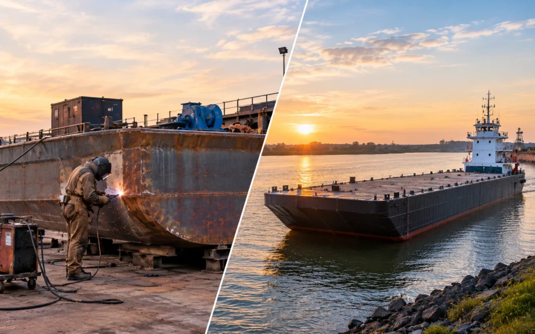 Barge Repair vs. Replacement: Which Option Is Right for Your Fleet?