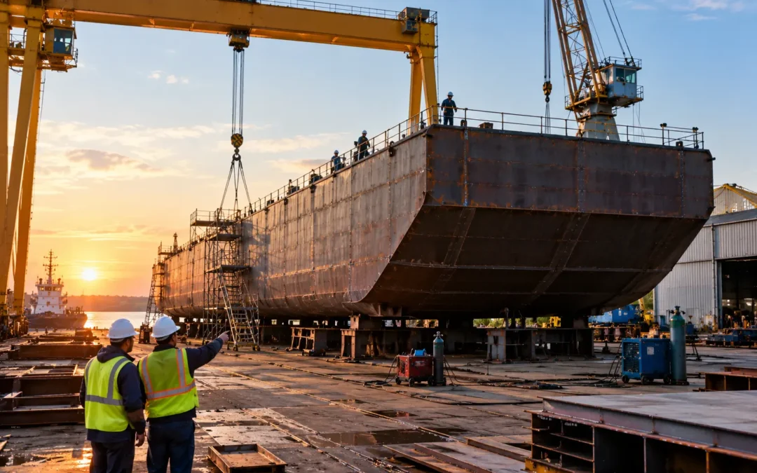 What to Look for When Choosing a Barge Fabrication Shipyard