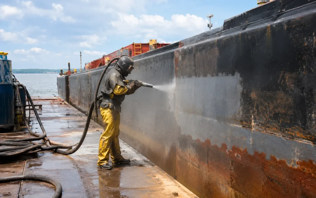 How Often Should a Barge Be Blasted and Painted?