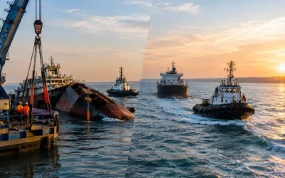 Marine Salvage vs. Towing: What’s the Difference?